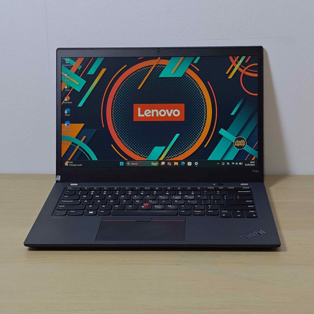 Lenovo Thinkpad T14s Depan Tengah Lenovo Thinkpad T14s Tengah Butik Laptop